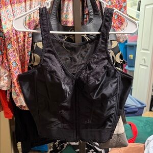 Black Lace Bustier Top